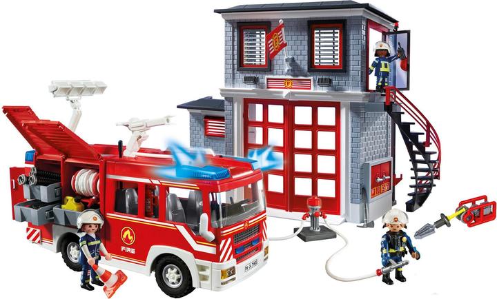 Image du produit Playmobil Megaset de pompiers (71603, Playmobil City Action)