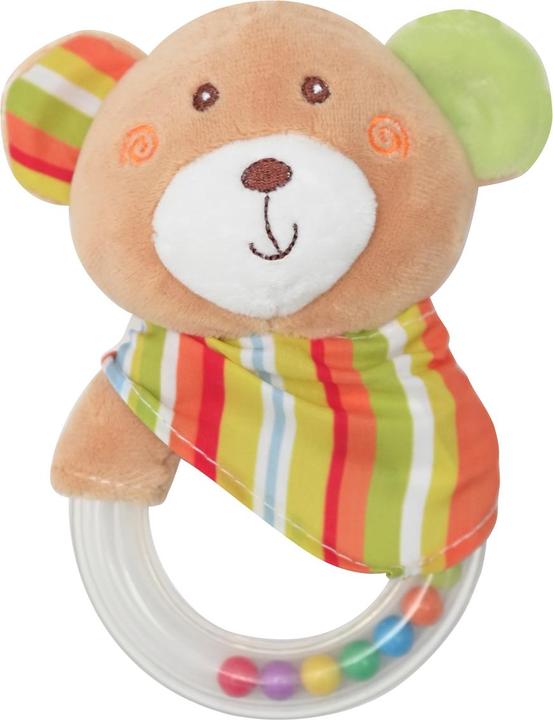 Actual product image Lorelli Baby soft toy rattle ring 13 cm