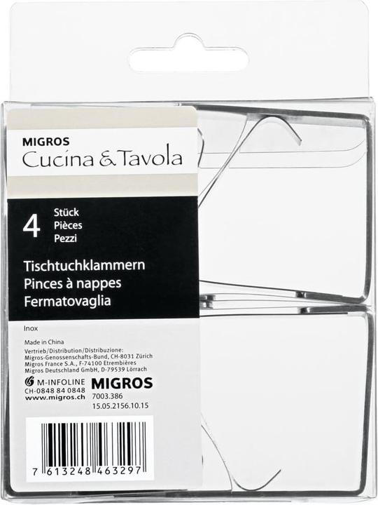 Produktbild Cucina & Tavola Tischtuchklammern