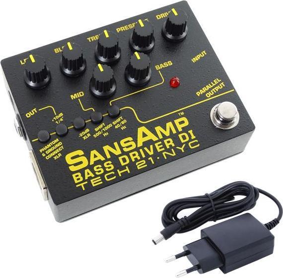 Produktbild tech21 SansAmp Bass Driver DI V2 Preamp Pedal mit Netzteil (Bass)
