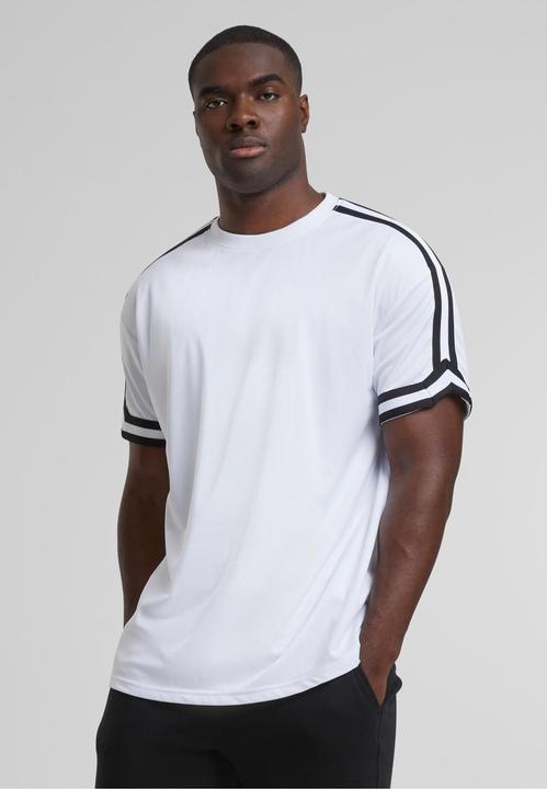 Actual product image Urban Classics Oversized Stripes Mesh Tee - 5280 (XXL)