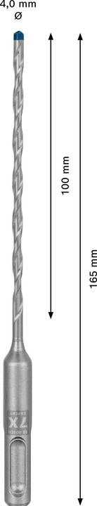 Produktbild Bosch Professional Zubehör EXPERT SDS plus-7X Hammerbohrer, 4 x 100 x 165 mm (4.0 Millimeter)