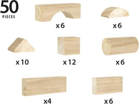 Produktbild Brio 50 Natur-Holzbausteine