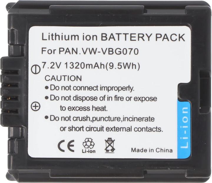 Actual product image AccuCell Akku anasonic VW-VBG130 (Camera battery)