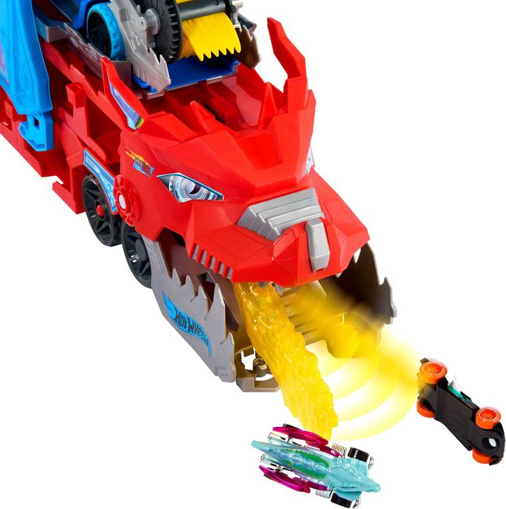 Produktbild Hot Wheels City Ultimativer 2-in-1 Drachen Transporter
