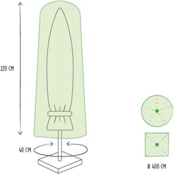 Actual product image Garden Lights Outdoor Cover for Parasol up to 4 m