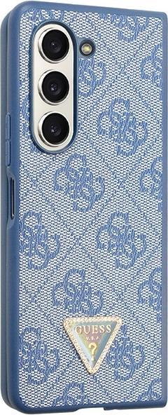 Immagine prodotto Guess Custodia Triangolo 4G Logo in metallo per F946B Samsung Galaxy Z Fold5 - blu (Samsung Galaxy Z Fold5)