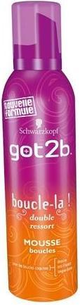Immagine prodotto Schwarzkopf Got2b Boucle-la! Mousse per capelli (250 ml, Agente schiumogeno)