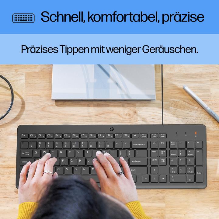 Produktbild HP 150 Tastatur Deutsch (DE, Kabelgebunden)