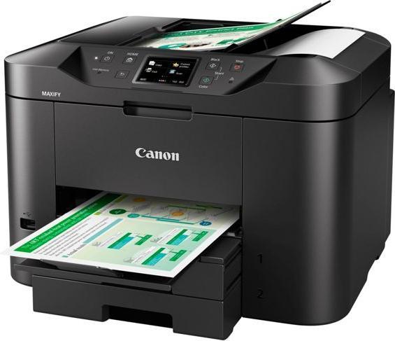 Actual product image Canon MAXIFY MB2755 Black A4 MFP Colour Printer print copy scan fax Wlan Lan Cloud-Link (Ink, Black and white)