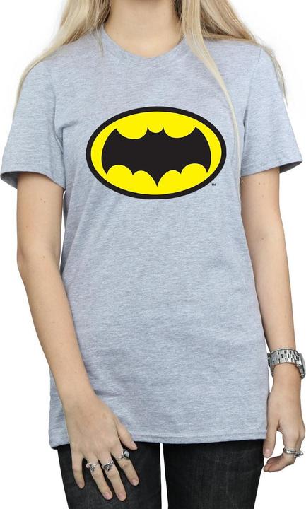 Immagine prodotto Maglietta Boyfriend in cotone con logo della serie TV di Batman donna/donna (3XL)