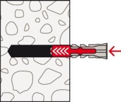 Actual product image Fischer Drywall dowel set (210 pcs.)