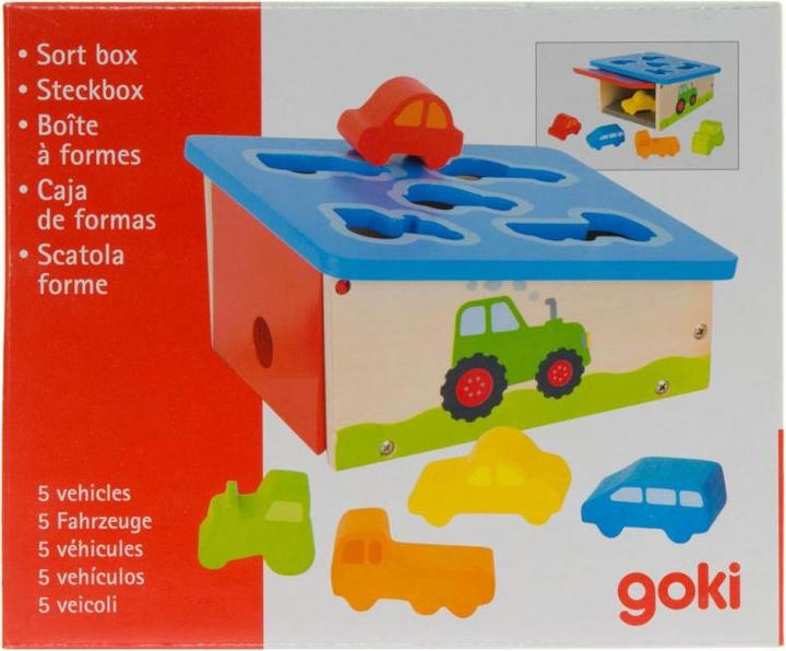 Image du produit Goki Boîte à formes Véhicules