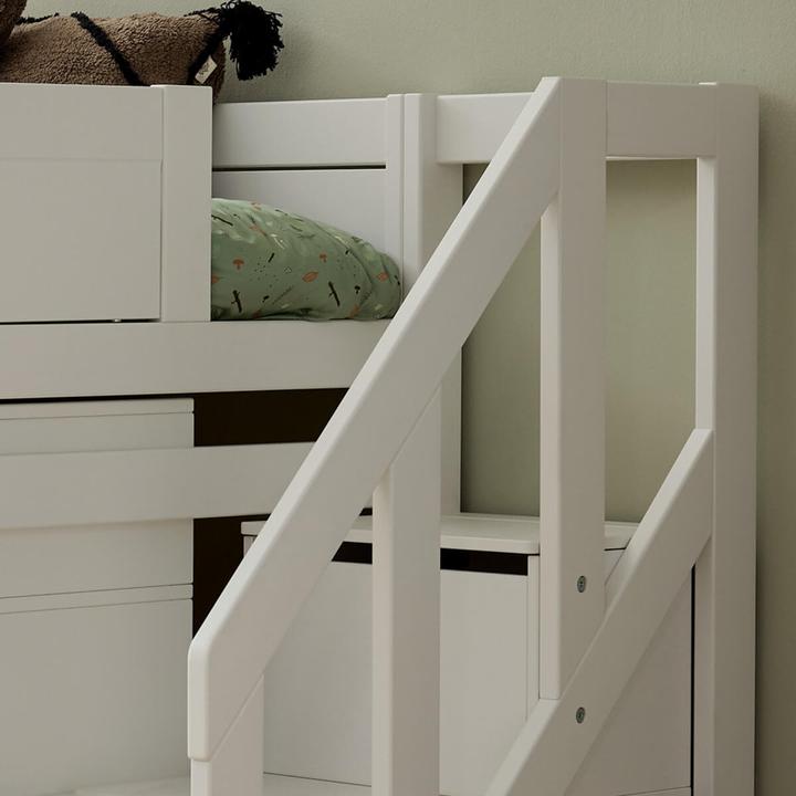 Produktbild Lifetime Kidsrooms ALL IN ONE KOMBO, Halbhochbett mit Schreibtisch 152 Deluxe Lattenrost (102 x 257 cm)