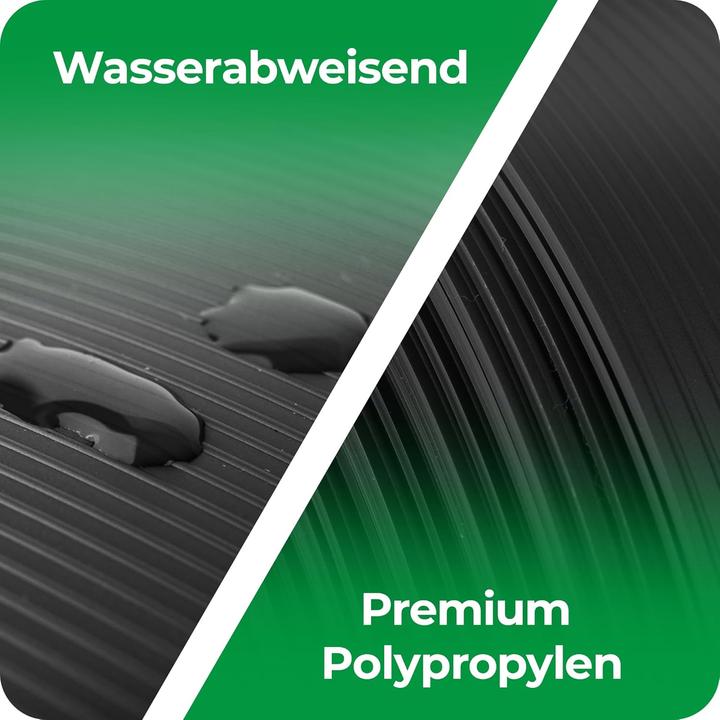 Produktbild Novatool Premium PP 100m Rollen Sichtschutzstreifen für Doppelstabmattenzaun Fenster GRAU für 40 Rei (10000 cm)