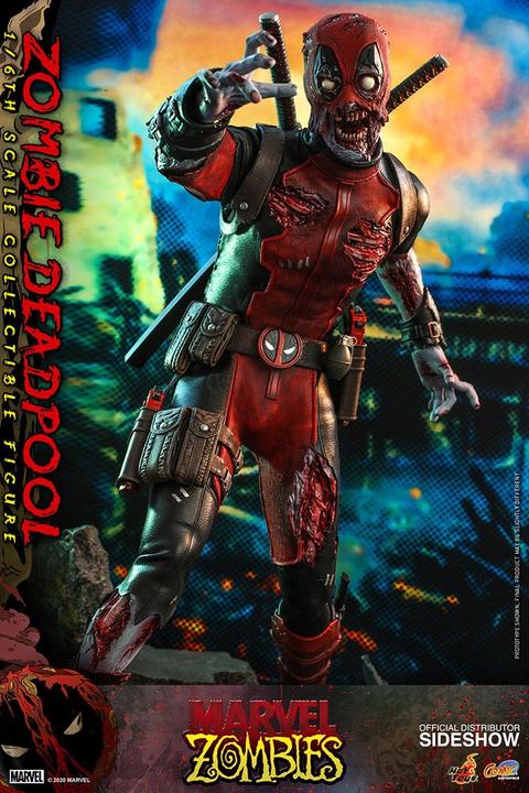 Immagine prodotto Hot Toys Marvel Zombies "Zombie Deadpool", personaggio d'azione del fumetto Masterpiece
