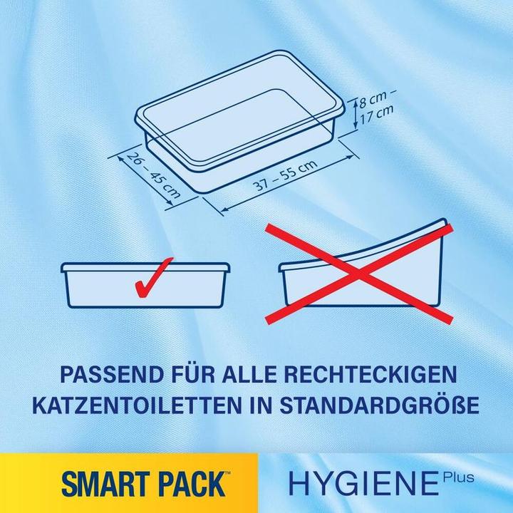 Actual product image Catsan Hygiene Plus Smart Pack™ (Biodegradable, Neutralizing, Non-clumping, 3.90 kg)