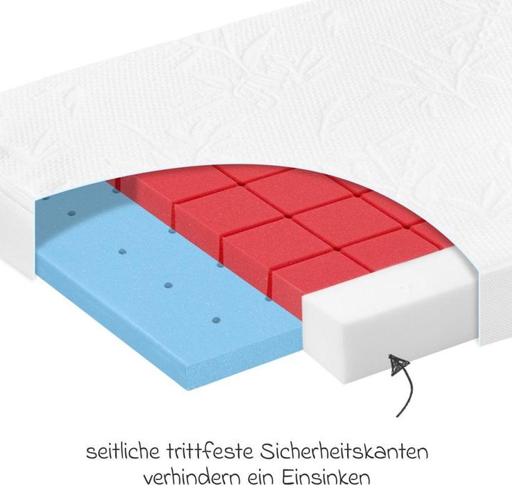 Produktbild Alvi Babymatratzen & Kindermatratzen Babybett-Matratze Bamboo Pro 70 x 140 cm (70 x 140 cm)