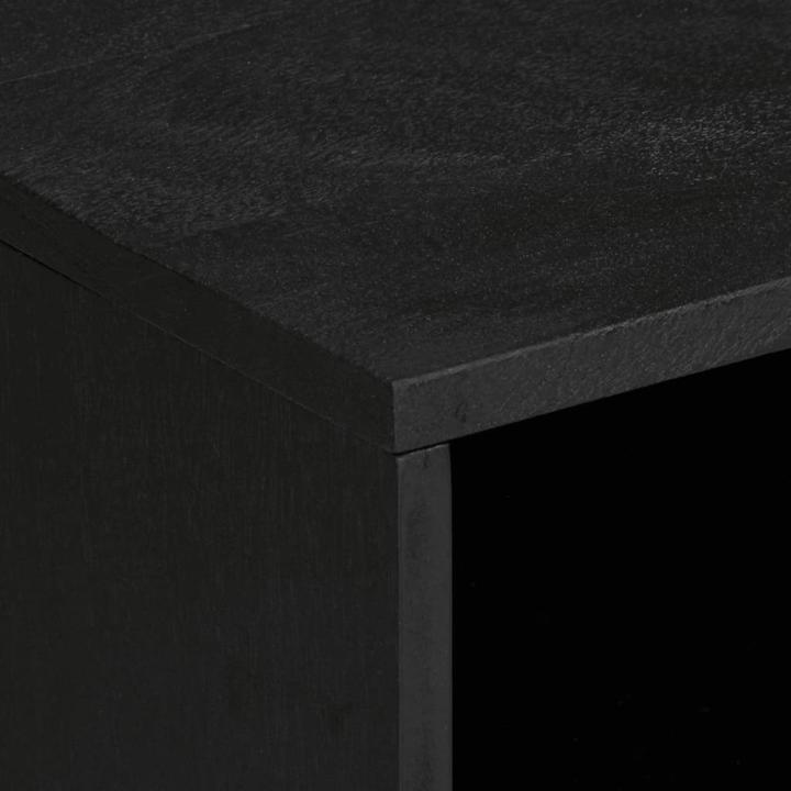 Produktbild VidaXL TV Schrank Lowboard Fernsehschrank Fernsehtisch Schwarz Holzwerkstoff (80 x 33 x 46 cm)