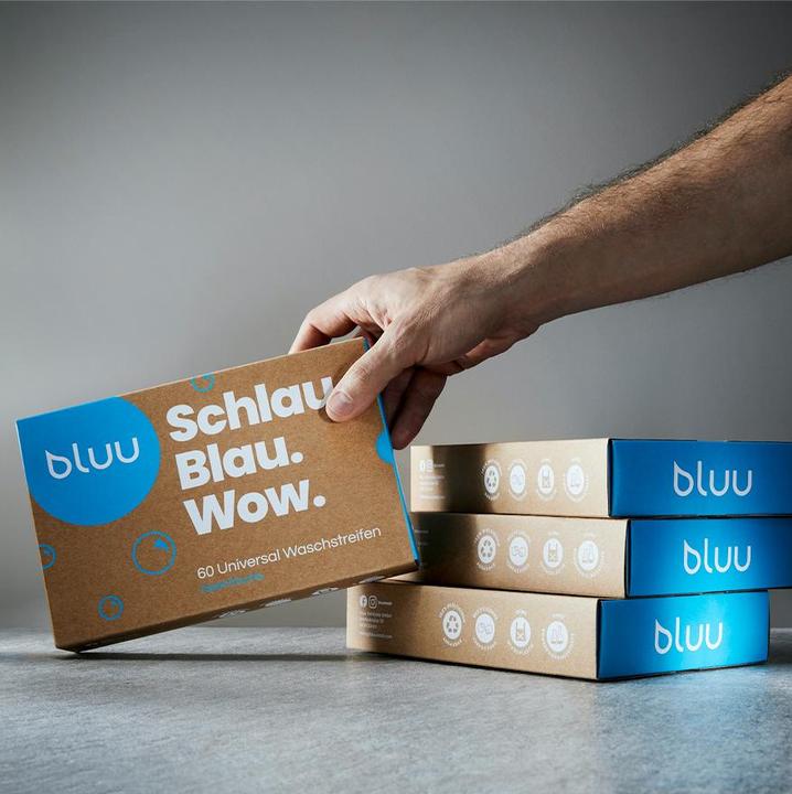 Actual product image bluu Universal washing strips (60 Washing cycles, Washcloths)