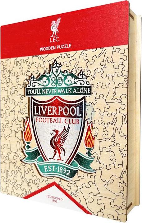 Actual product image Iconic Liverpool FC - Logo - Wooden Puzzle Size L (500 pieces) (500 pieces)