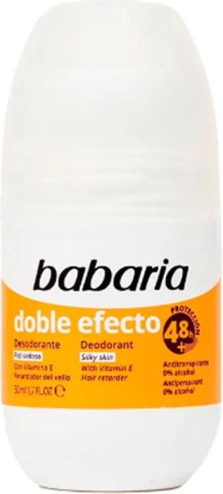 Actual product image Babaria Deodorant Roll-On Doble Efecto 50ml (Roll-on, 50 ml)