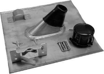 Image du produit Televes Kit d'accessoires de mât MAZ60 60mm incluant un capuchon de mât