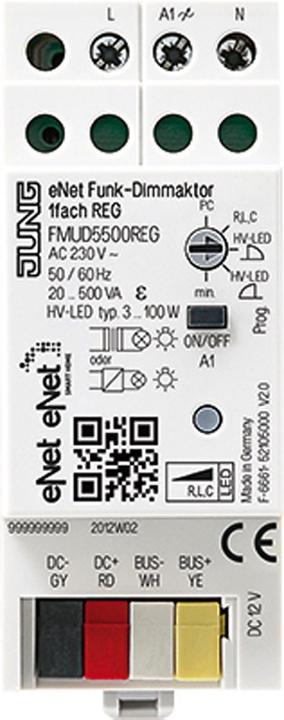 Actual product image JUNG Radio dimmer eNet uni REG FMUD5500REG