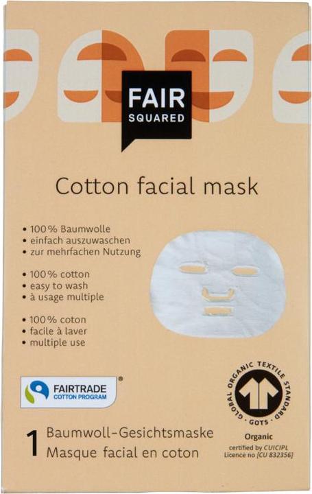 Produktbild Fair Squared Baumwoll Gesichtsmaske cotton facemask cotton facema