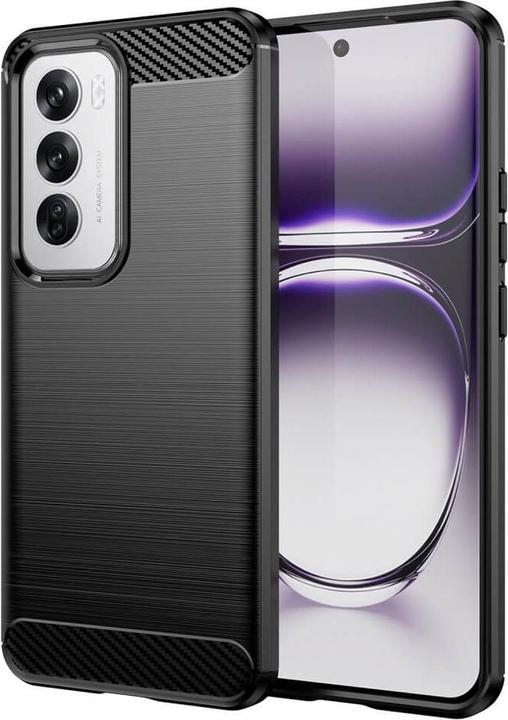 Actual product image Cover-Discount OPPO Reno12 5G - Metal Carbon Look Cover (Oppo Reno12)