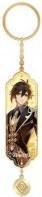 Actual product image Mihoyo Genshin Impact porte-clés métal Character Drawing Card Zhongli