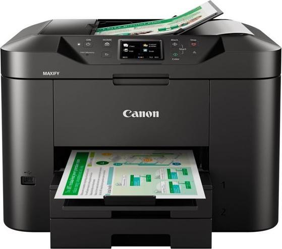 Actual product image Canon MAXIFY MB2755 Black A4 MFP Colour Printer print copy scan fax Wlan Lan Cloud-Link (Ink, Black and white)