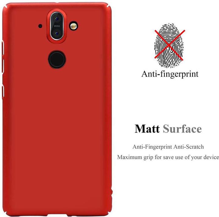 Actual product image Cadorabo Hard Cover Matt Metal Cover (Nokia 8 Sirocco)
