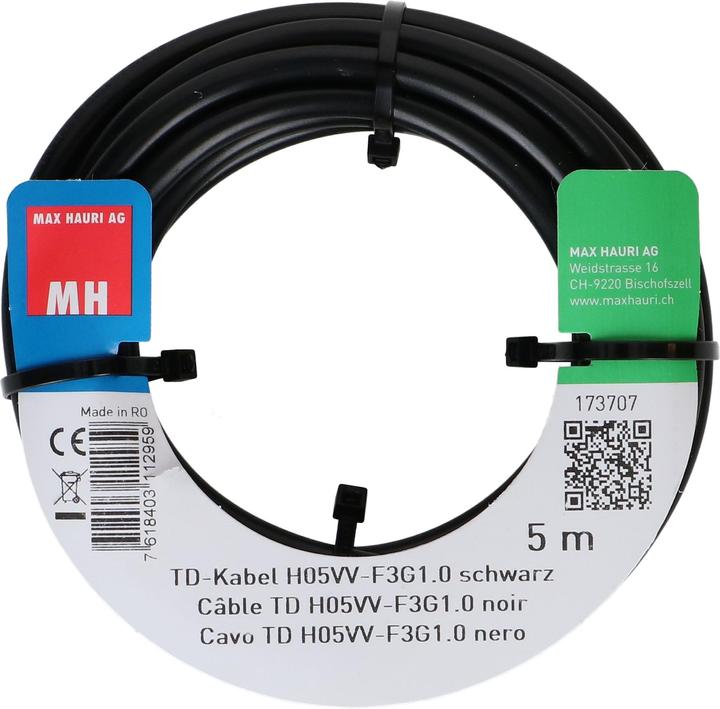 Produktbild Max Hauri TD-Kabel H05VV-F3G1.0 (5 m)