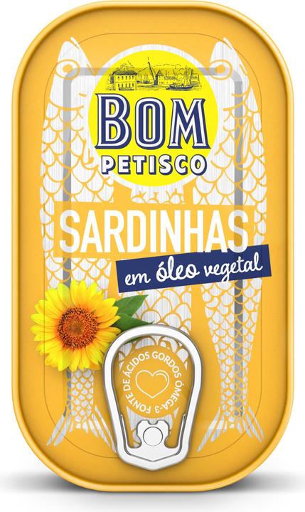 Bom Petisco Sardinen in Pflanzenöl (120 g)