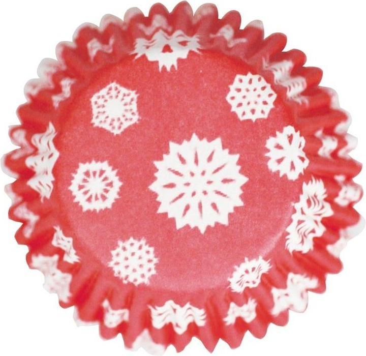 Actual product image Generic Snowflake Christmas Muffin and Cupcake Cases (Pack of 54)