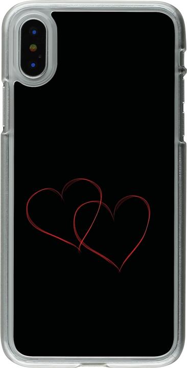 Actual product image PhoneLook Cover transparent Valentine 2023 attached heart (Apple iPhone X, Apple iPhone XS)