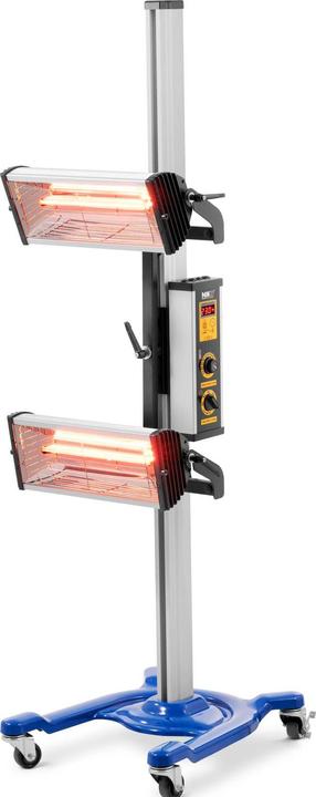 MSW IR-Lacktrockner Infrarot-Lacktrockner Profi Infrarot-Strahler 2,000 W 2 Strahler