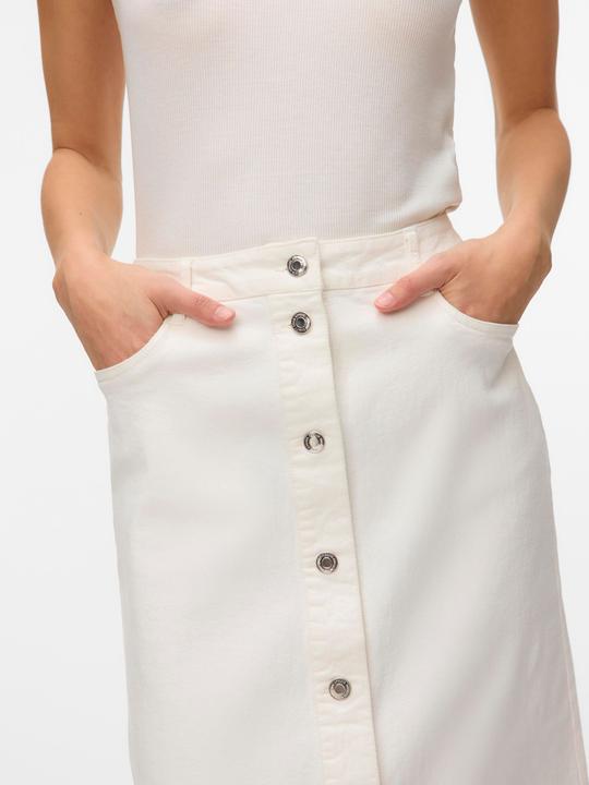 Actual product image Vero Moda VMWILD Hohe Taille Langer Rock Jeansrock (L)