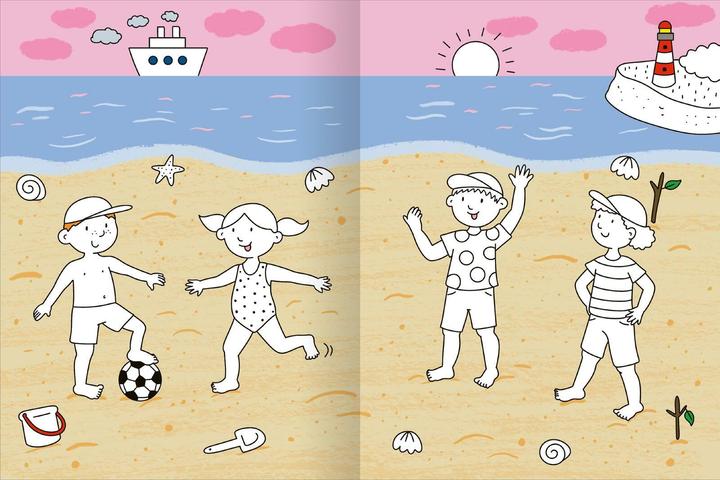 Actual product image the big colouring book - Football
