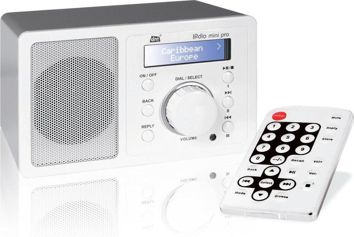 Actual product image DNT IPdio mini Pro FM/Internet radio white, WLAN