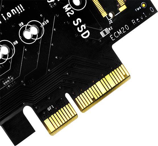 Produktbild Silverstone SST-ECM20 - Speicher-Controller - M.2 Card