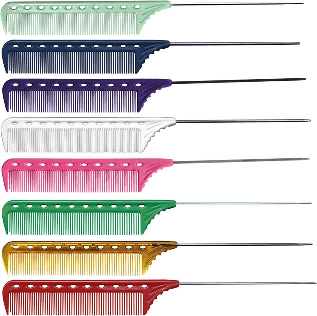 Actual product image Y.S. Park Handle comb no. 101 Camel 216 mm