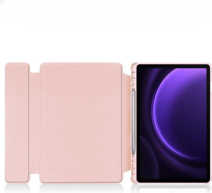 Actual product image Cover-Discount Galaxy Tab S9 FE+ - 360-degree tablet sleeve pink (Galaxy Tab S9 FE+)