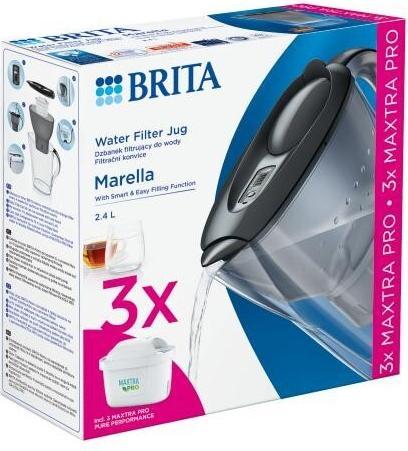 Actual product image Brita Marella Grafit + 3 MAXTRA PRO Pure Performance (2.40 l)