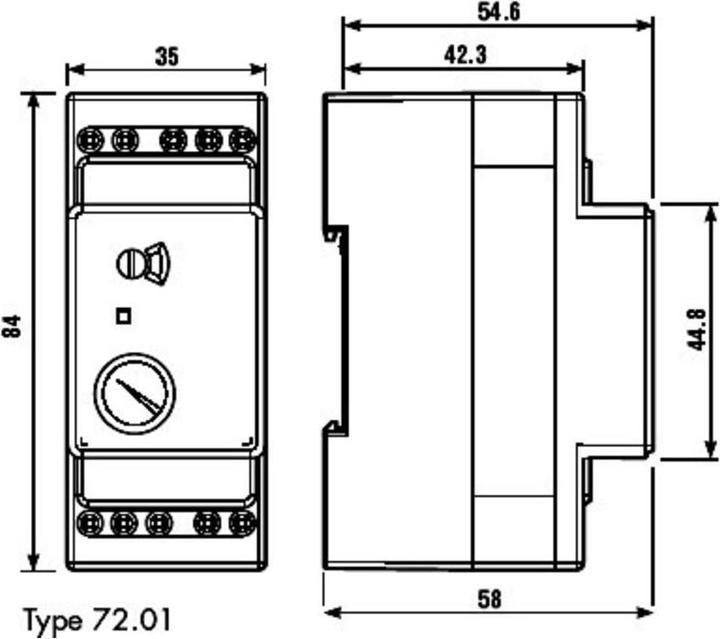 Image du produit Finder Relais de surveillance SPDT 24 Vac