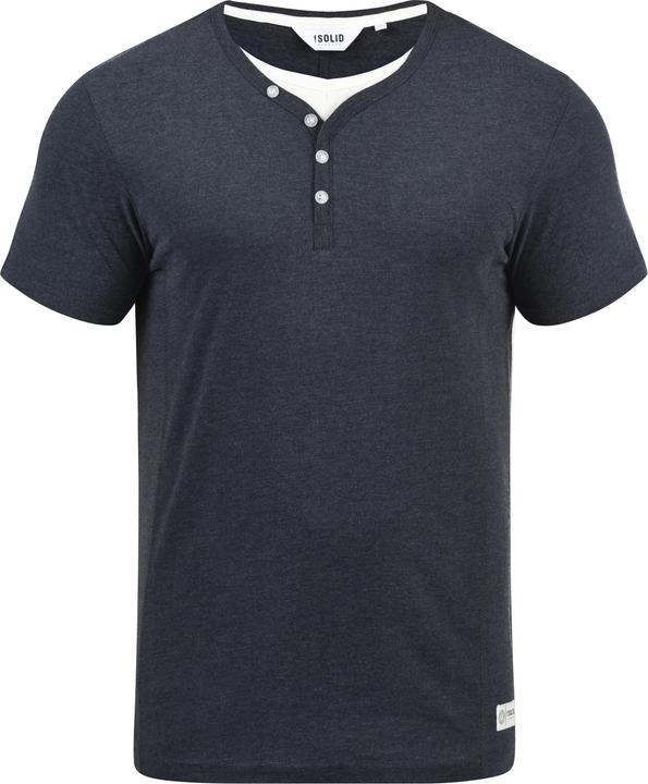 Image du produit Solid Dorian T-shirt À Manches Courtes Pour Homme Avec Col Grandad (L)