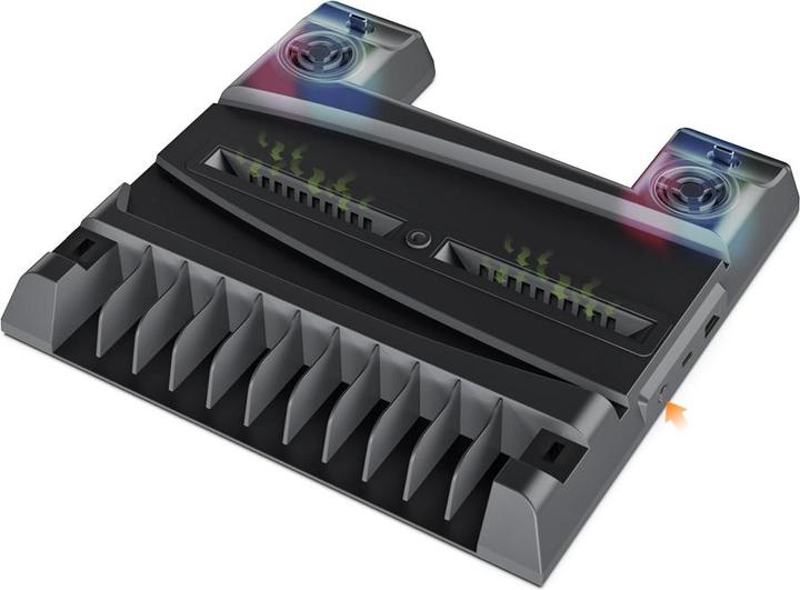 Actual product image Dobe Multifunctional cooler stand incl. charging dock (PS5)