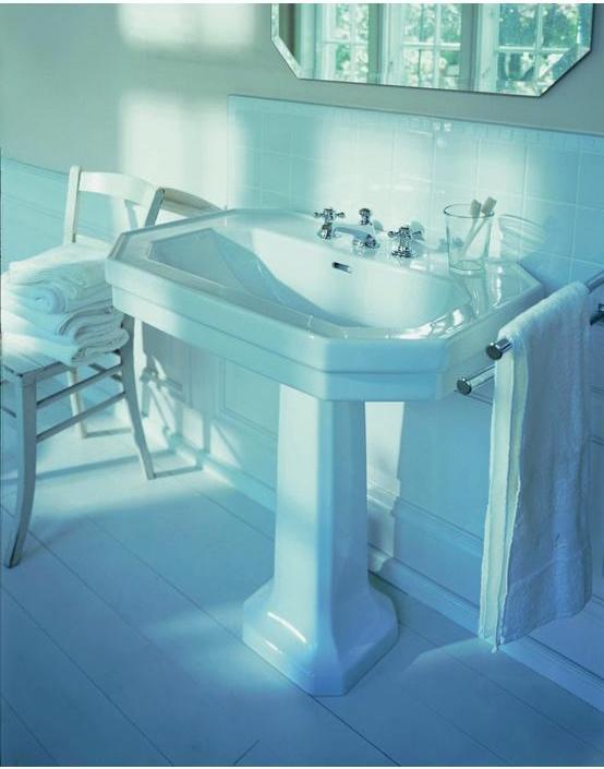 Actual product image Duravit Washbasin 1930 m ÜL HLB 1 tap hole 700x500mm white WG (500 mm, 700 mm)