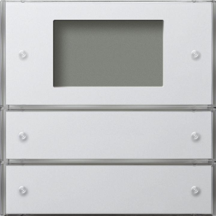 Produktbild Gira 2042112 Tastsensor 3 Plus 2 fach Flächenschalter, reinweiss